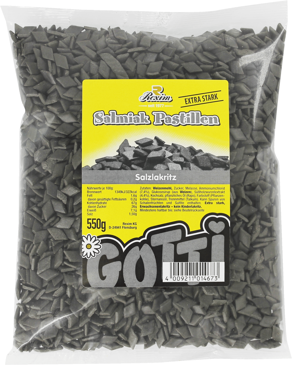 Salmiak Pastiller Rexim 550g