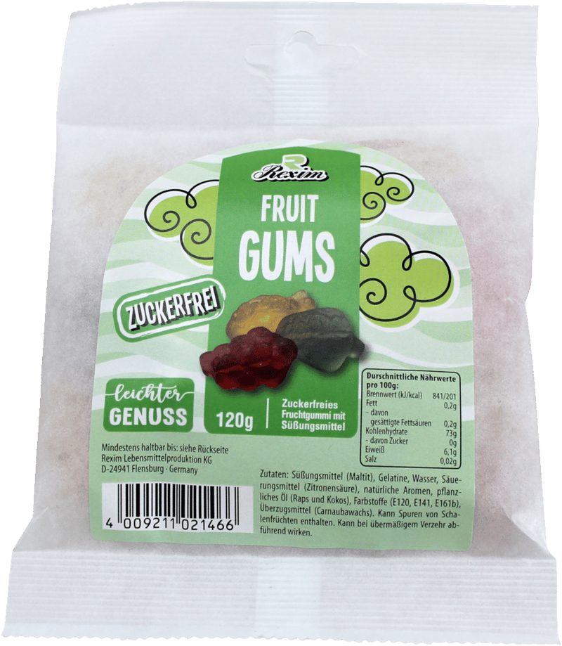 Fruit Gums Sukkerfri Rexim