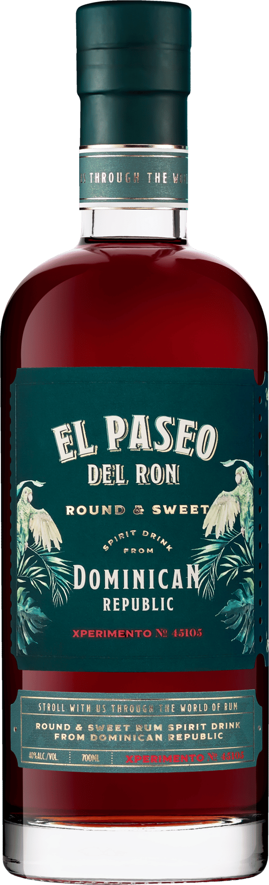 El Paseo Ron Xperimento 40% 0,7l