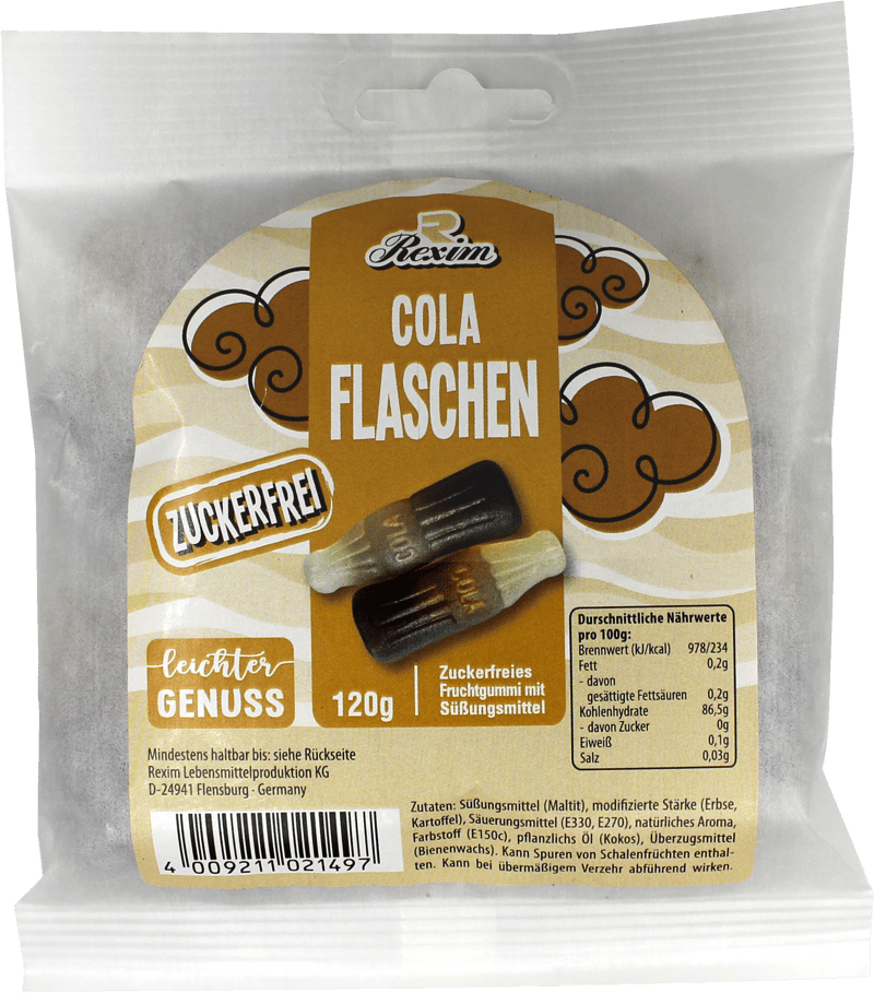 Colaflasker Sukkerfri Rexim