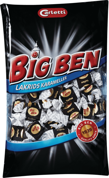 Modelbillede af Lakrids Karameller 350g Big Ben