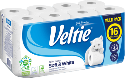 Modelbillede af Veltie Toiletpapir 16 rl