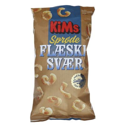 Modelbillede af Kims Sprøde Flæskesvær 95 g.