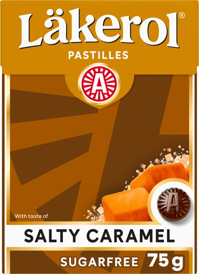 2 stk. Cloetta Läkerol Big Pack Salty Caramel 75 g
