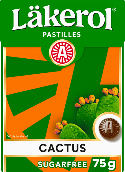 Modelbillede af Läkerol Big Pack Cactus 75 g