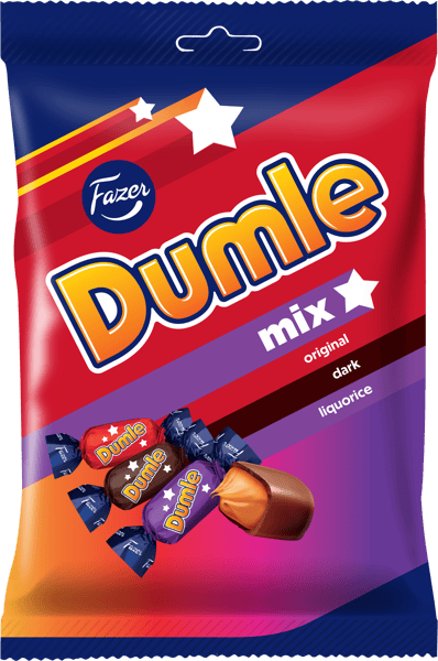Modelbillede af Fazer Dumle Mix 200g