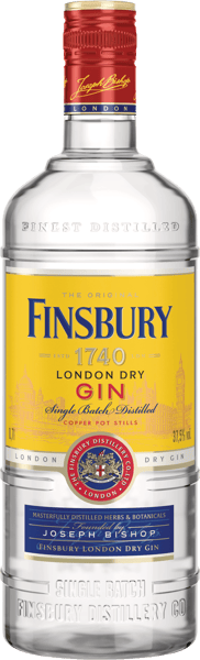 Modelbillede af Finsbury Gin 37,5% 0,7 l.