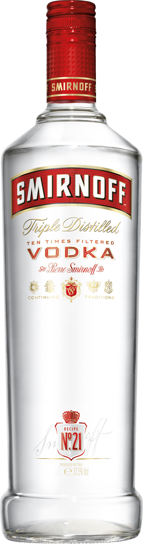 Smirnoff Vodka 37,5% 70 cl.