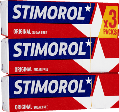 Modelbillede af Stimorol Original Sukkerfri 3-pak 42 g