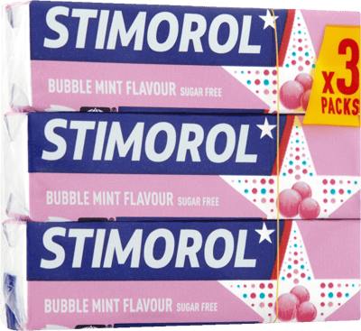 Modelbillede af Stimorol Bubble Mint 3-pak 42 g