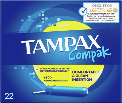 Modelbillede af Tampax Compak Regular 22ct
