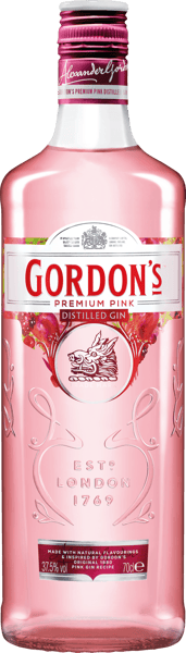 1 fl. Gordons Pink Gin 37,5% 0,7 l.