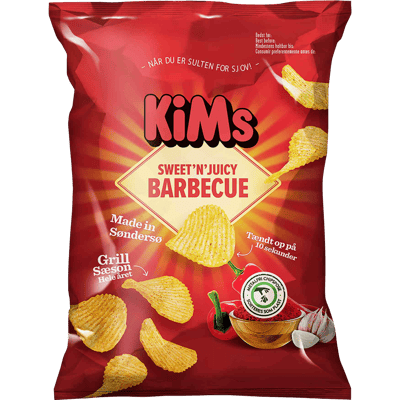 Modelbillede af Kims Sweet 'n' Juicy Barbecue Chips