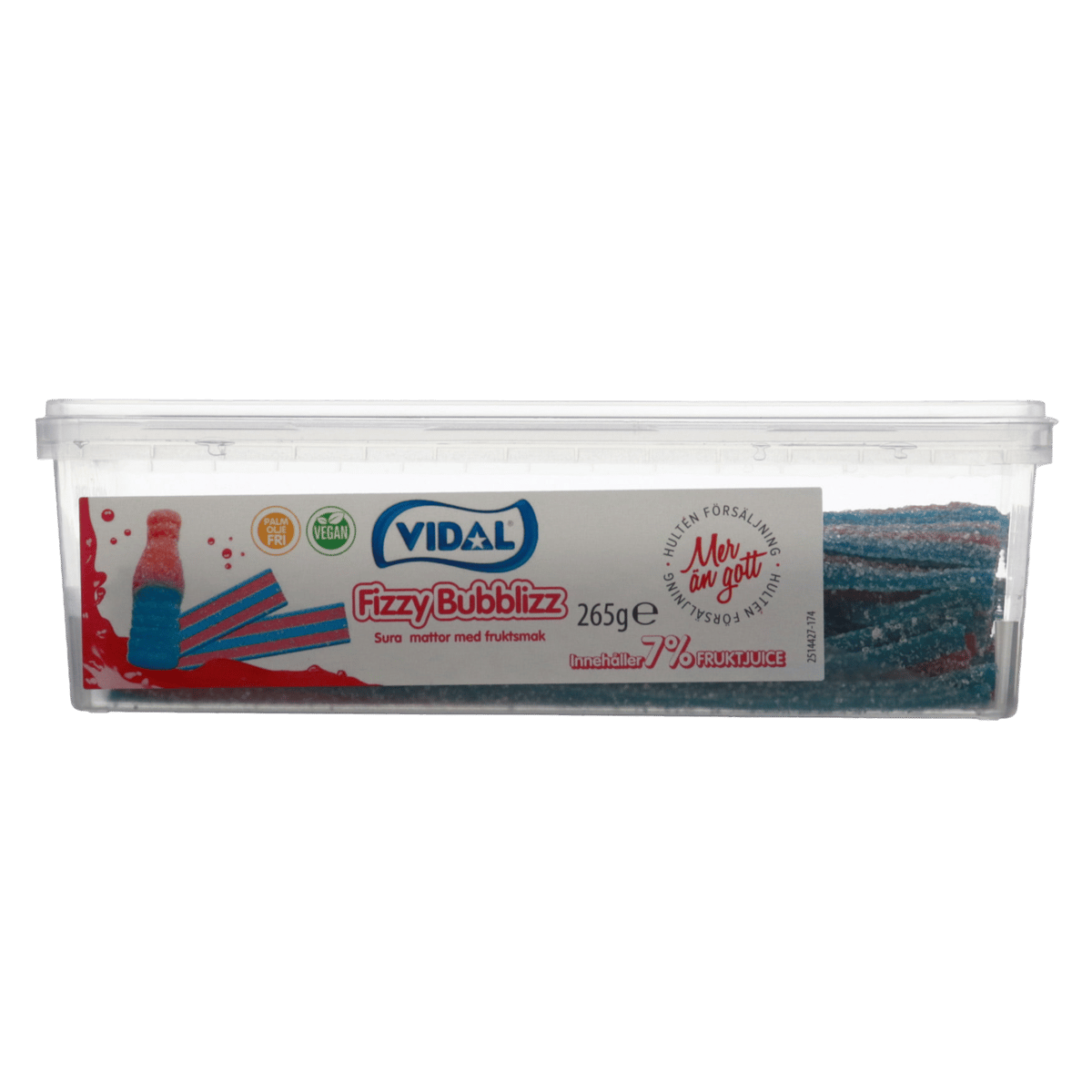 Hulten Fizzy Bublizzbånd 265g