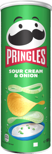 Modelbillede af Pringles Sour Cream & Onion 165 g