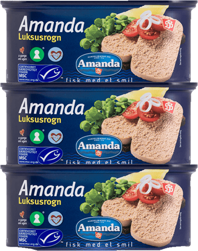 Modelbillede af Amanda Luksusrogn 3-pak 200 g