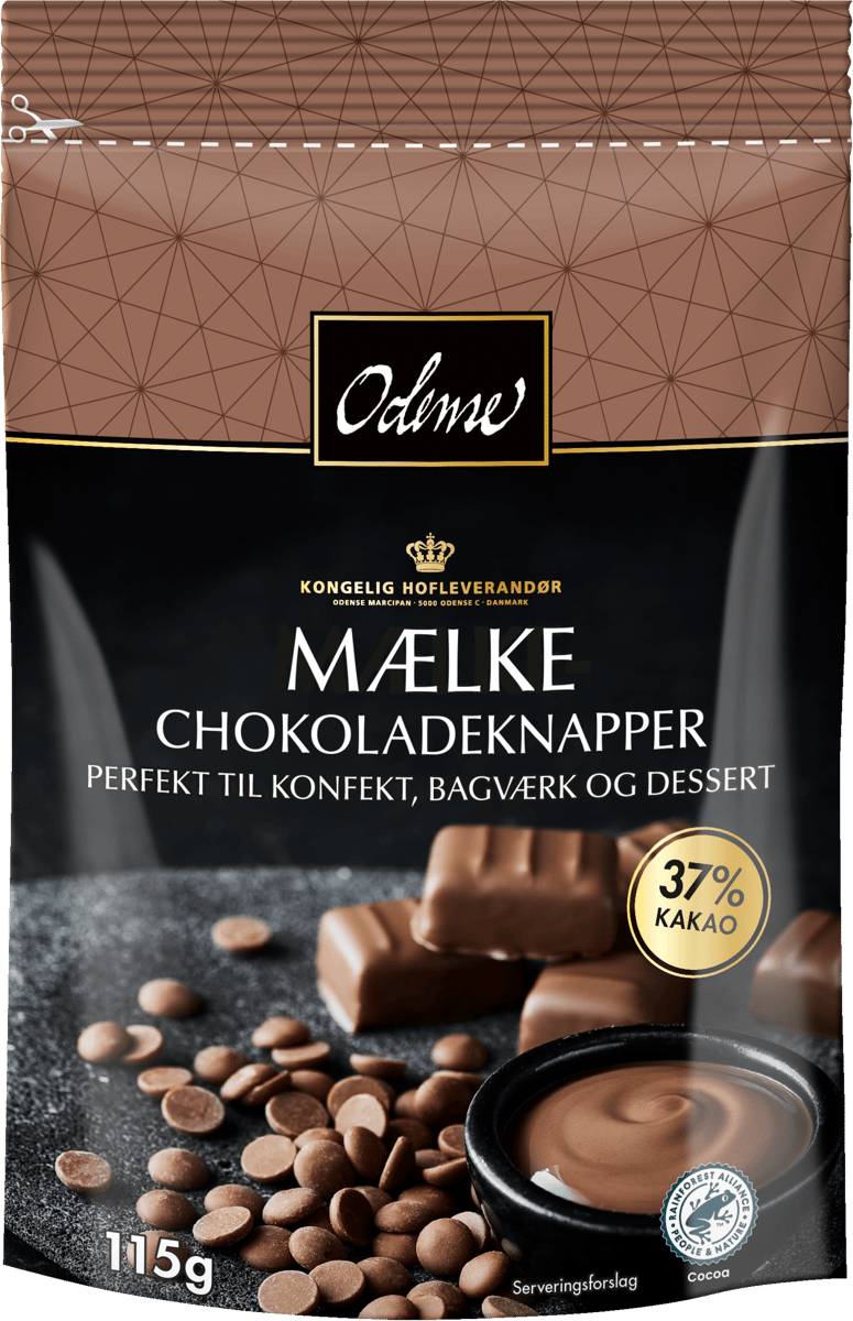 Chokoladeknapper Odense Mælk