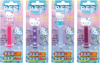 Modelbillede af Pez figur og 2 refill 17 g