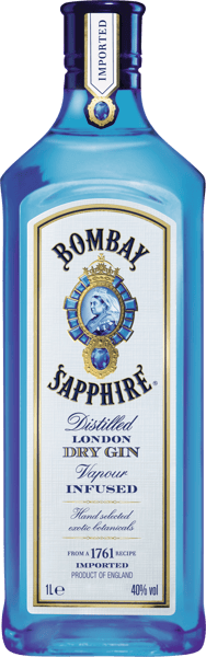 Modelbillede af Bombay Sapphire Gin 40% 1 l.