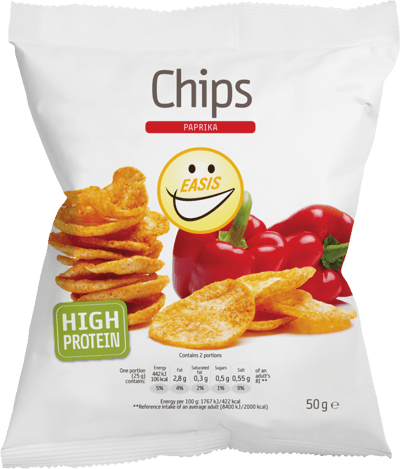 Modelbillede af EASIS Paprika Chips 50 g