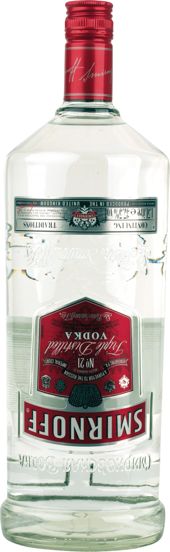 Smirnoff 37,5% Magnumflaska 1,5 l.