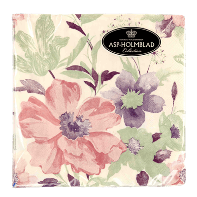 20stk. Servietter 3-lag Rhododendron