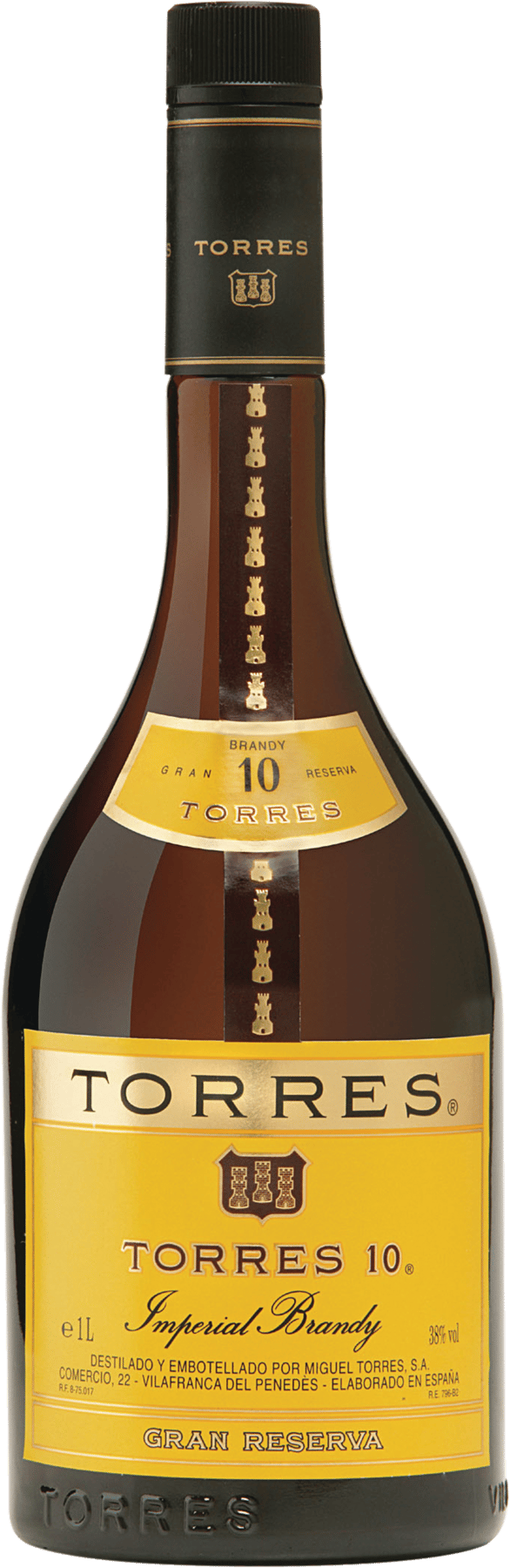 Torres Brandy 38% 1 l.