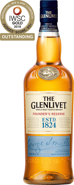 Modelbillede af The Glenlivet Founder's Reserve 40% 0,7 l.