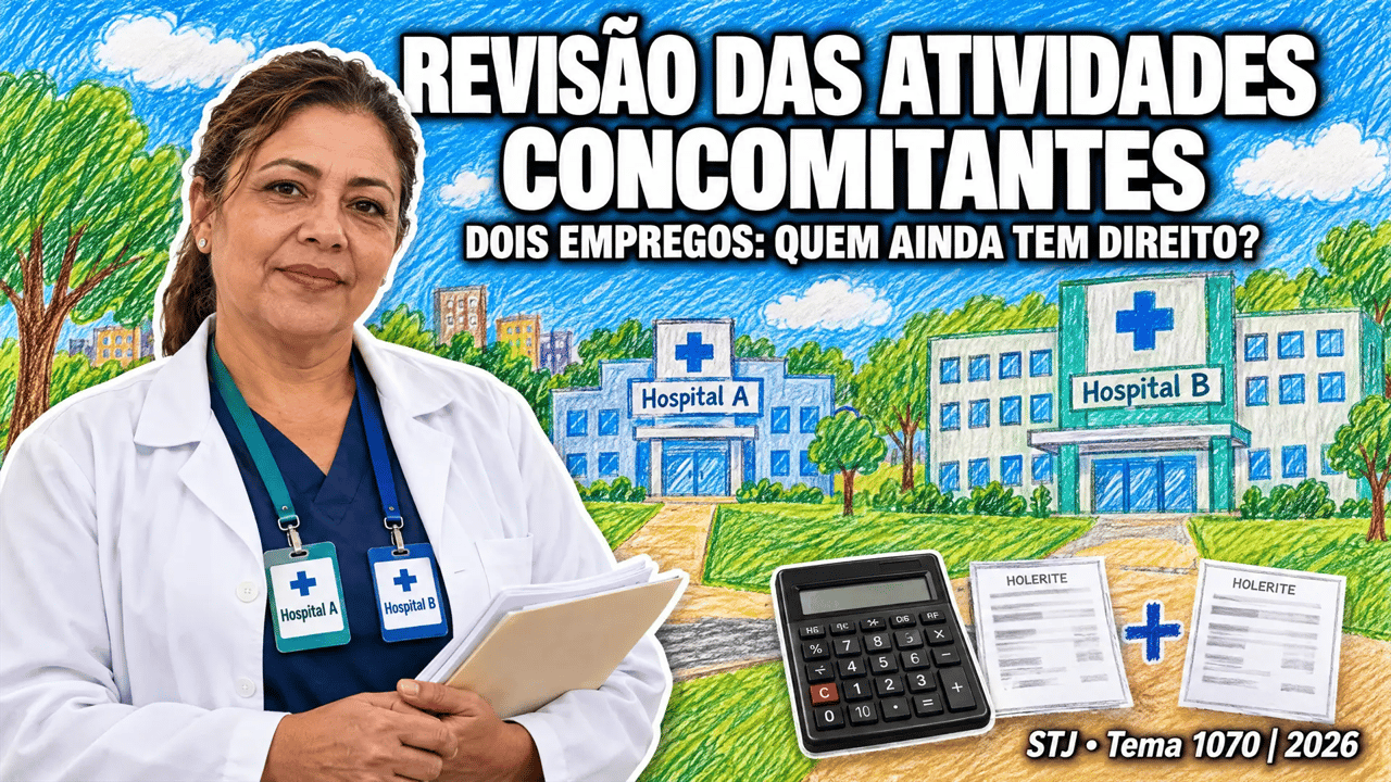 Revisao aposentadoria atividades concomitantes