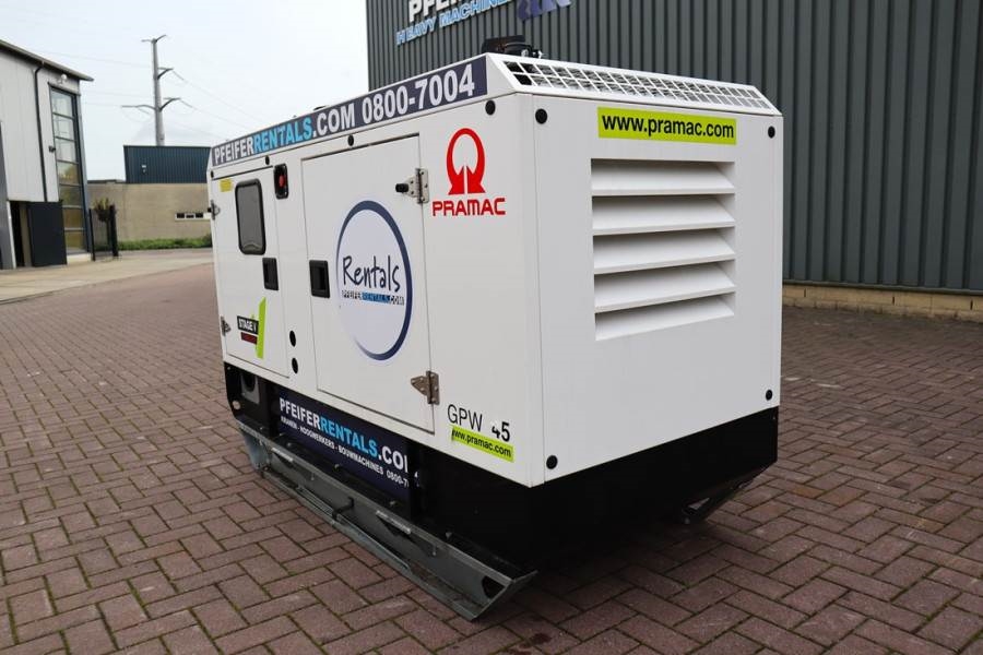 Pramac GPW45Y/FS5 Valid inspection, *Guarantee! Diesel, 4 2022 PRAMAC - GPW45Y/FS5 - 61198 Pramac GPW45Y/FS5 Valid inspect...