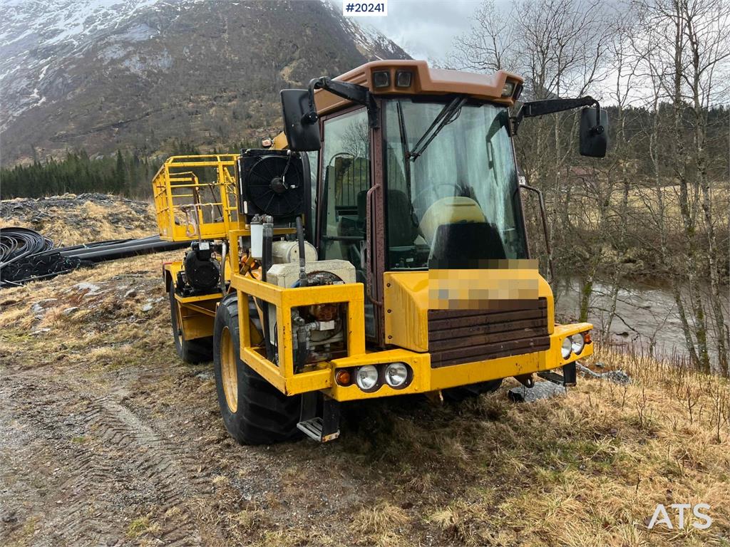 Hydrema 912B w/ 2007 Essverk Platform 912 lift with basket 2003 20241 Hydrema 912B w/ 2007 Essverk Platform 912 lift with ...