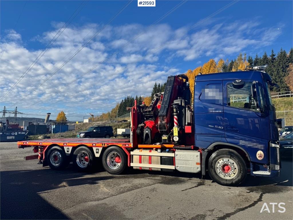 Volvo FH540 Combi truck w/ 54 t/m Fassi crane w/ Jib and 2022 21593 FH540 Combi truck w/ 54 t/m Fassi crane w/ Jib and 202...