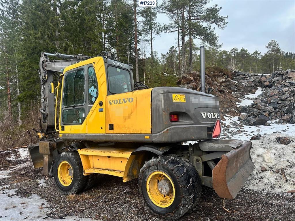 Volvo EW160B Wheel excavator w/ Rototilt, 1 bucket and s 2003 17223 EW160B Wheel excavator w/ Rototilt, 1 bucket and s 200...