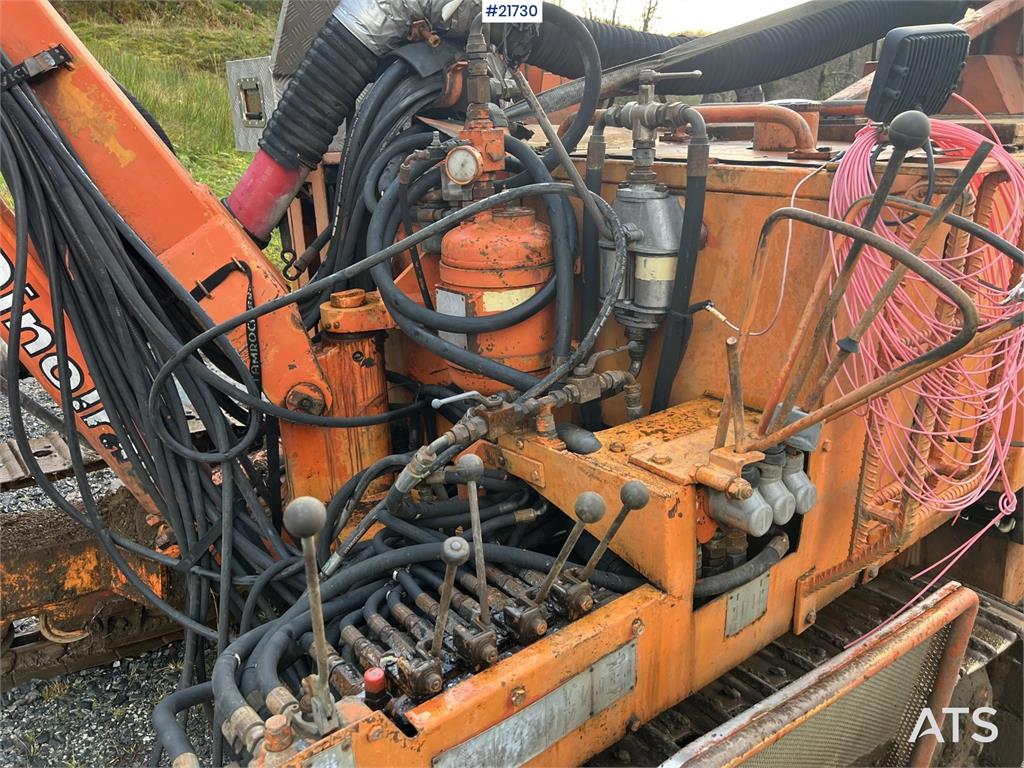 Tamrock DHA400 Drilling rig w/ CPR 438L hammer 1986 21730 Tamrock DHA400 Drilling rig w/ CPR 438L hammer 1986 1 image 14