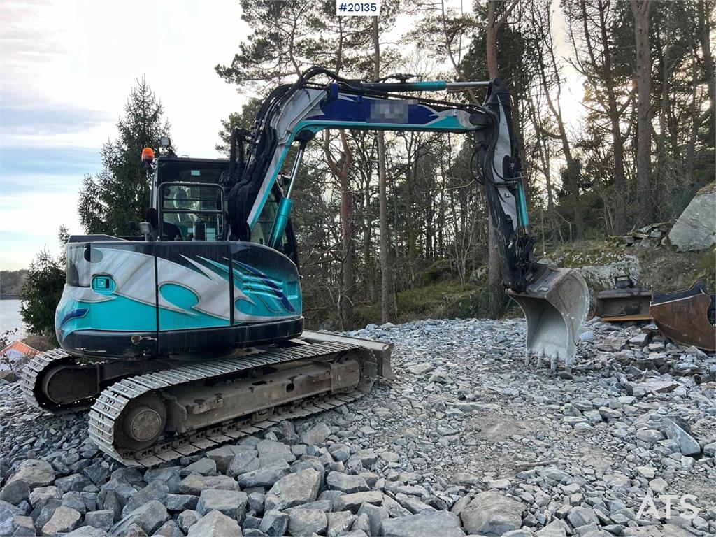 Hitachi zx85us-6 excavator w/ digging bucket, hydraulic sa 2019 20135 zx85us-6 excavator w/ digging bucket, hydraulic sa 2...