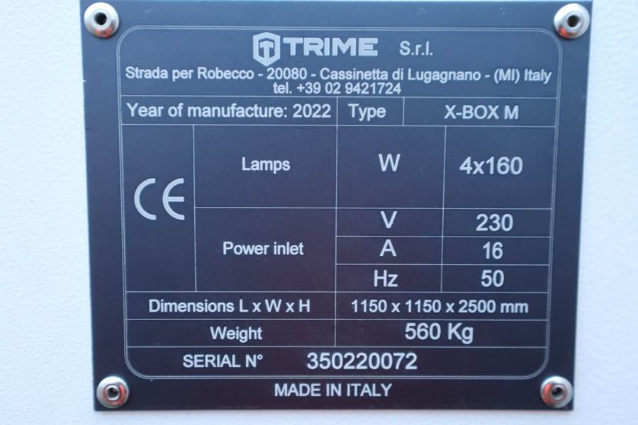 Trime X-BOX M 4x 160W Valid inspection, *Guarantee 2022 TRIME - X-BOX M 4x 160W - 61354 Trime X-BOX M 4x 160W Valid inspec...