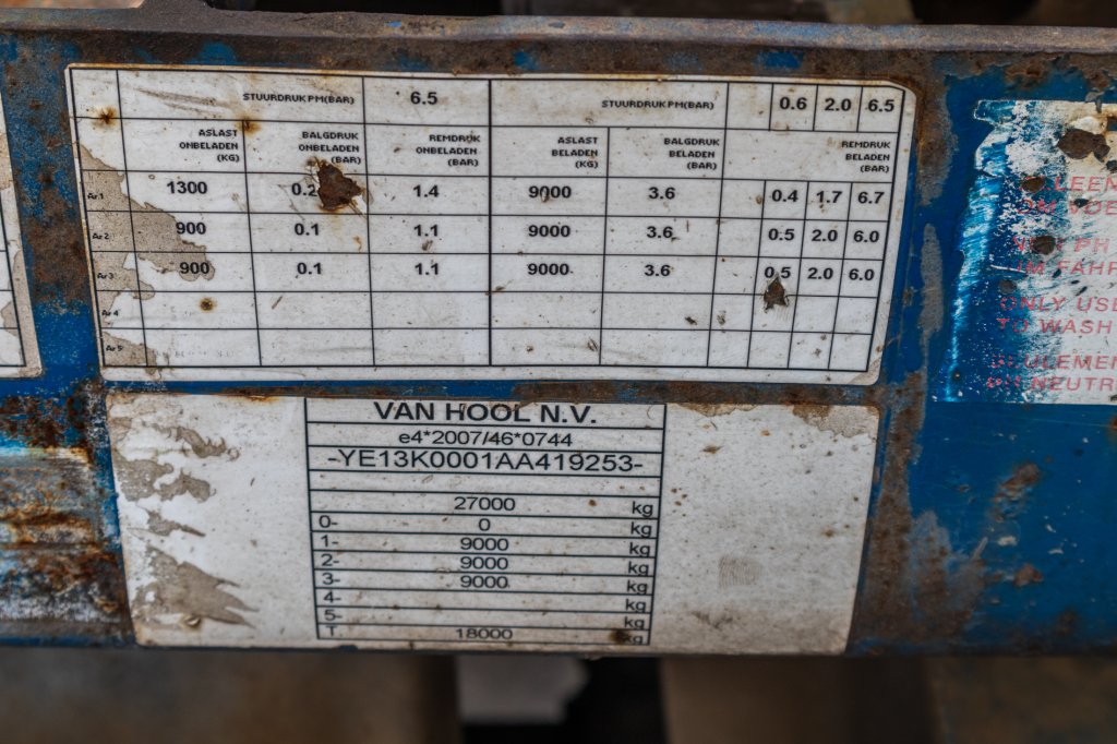 VANHOOL CONTAINER AANHANGER 2014 E61750 Van Hool CONTAINER AANHANGER 2014 1 image 6