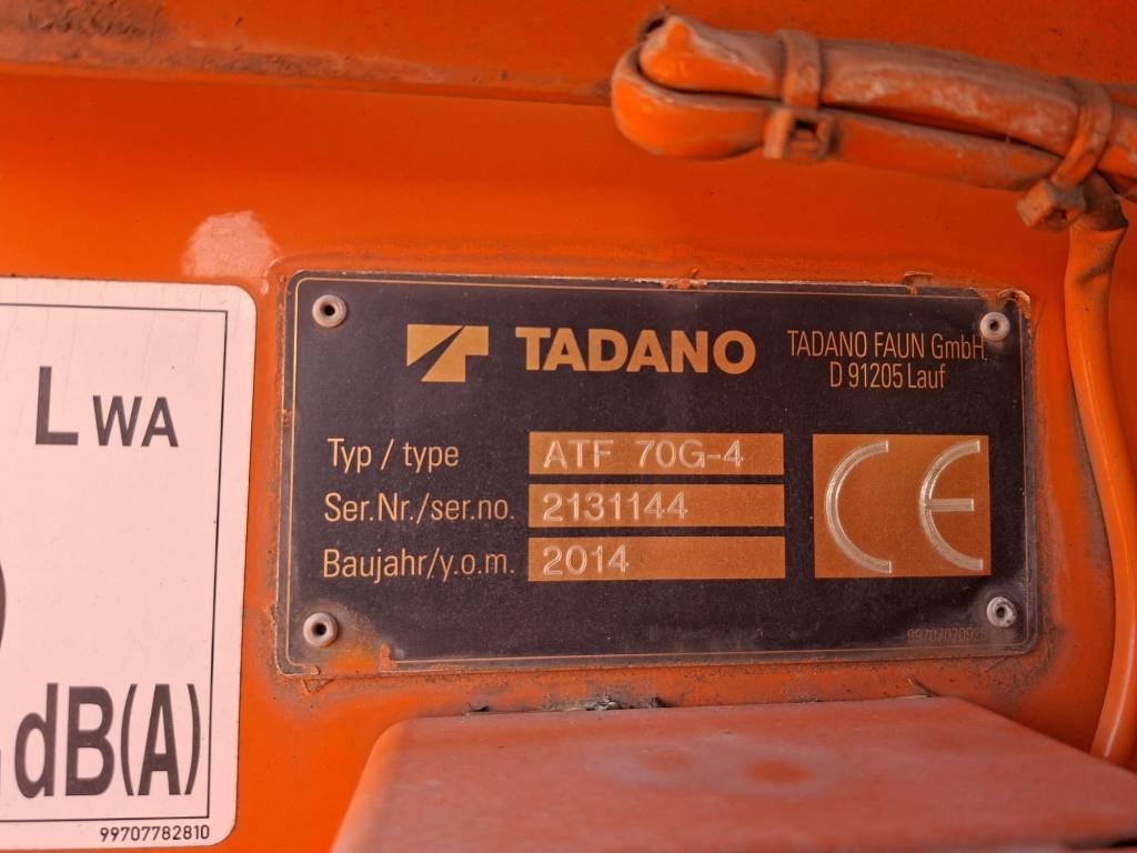 Tadano ATF 70 G-4 2014 ATR-2002 ATF 70 G-4 2014 1 Mobile Cranes image 8
