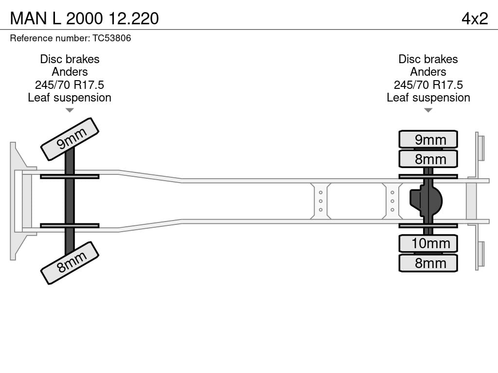 MAN L 2000 12.220 2003 TC53806 L 2000 12.220 2003 1 image 7