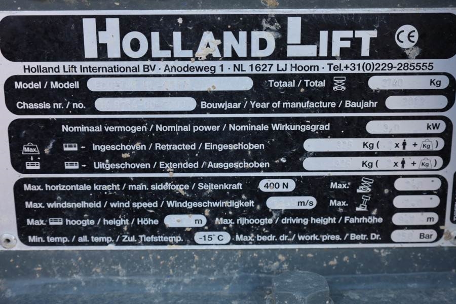 Holland Lift Ecostar HL-9714 Electric, 12m Working Height, 325k 2012 HOLLAND LIFT - Ecostar HL-9714 - 63531 Holland lift E...