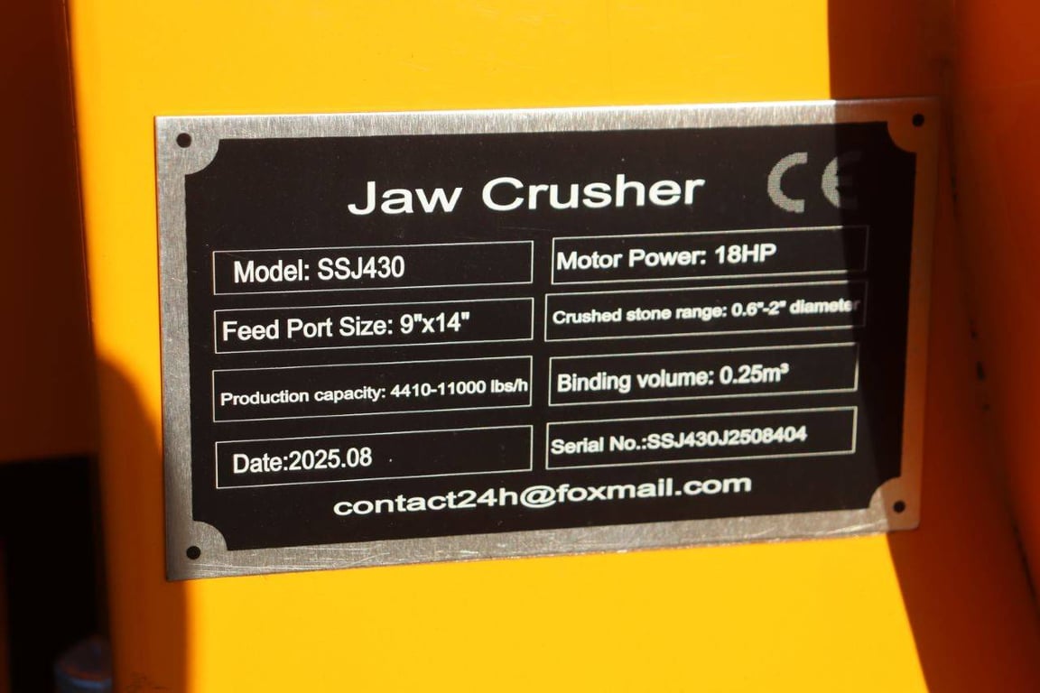 Crusher Captok SSJ430 Petrol 18hp 2025 New 2025 Captok SSJ430 2025 0 image 11