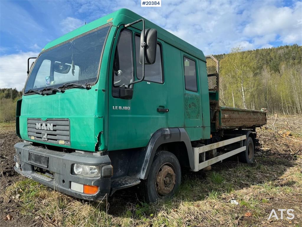 MAN LE 8.180 Flatbed truck 2005 20384 LE 8.180 Flatbed 2005 1 image 2
