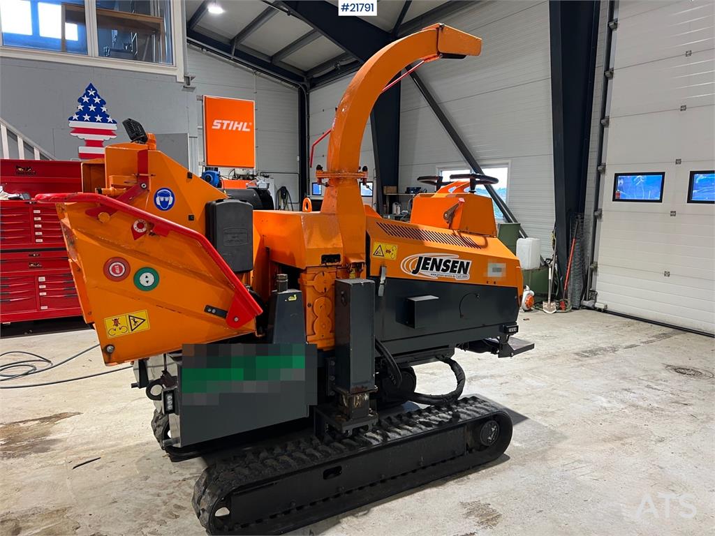 Jensen A540 spider wood chipper w/hydraulic raise and low 2017 21791 Jensen A540 spider wood chipper w/hydraulic raise and...