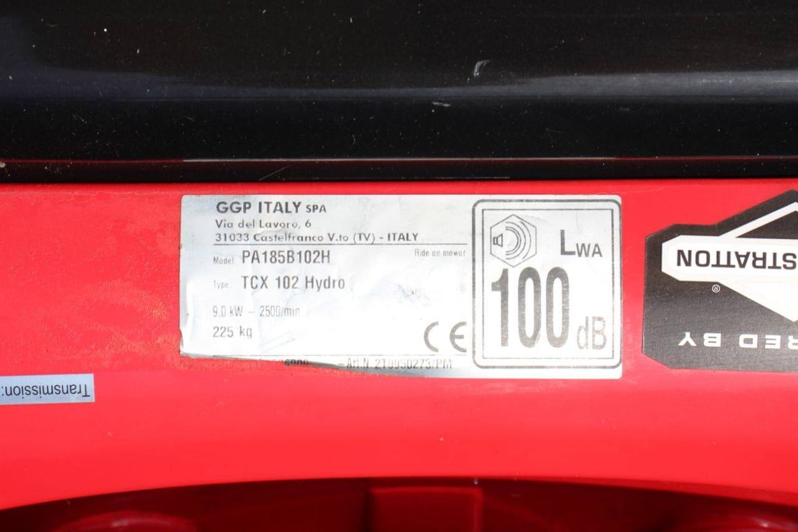 Colombia PA185B102H Petrol Riding Mower Castelgarden Colombia 1 image 13