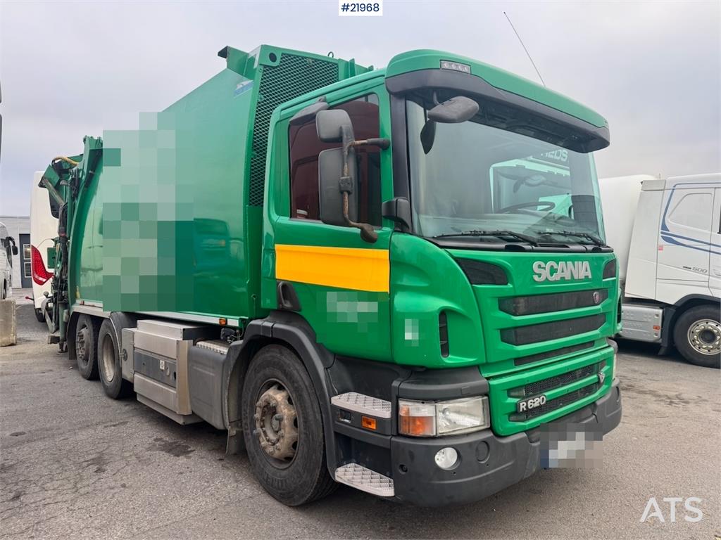 Scania P340 LPG 6x2 Refuse truck w/ Crane. 2015 21968 P340 LPG 6x2 Refuse truck w/ Crane. 2015 1 image 3