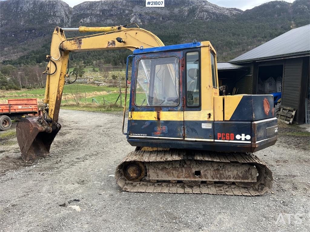 Komatsu PC60-5 1995 21807 PC60-5 1995 1 Crawler Excavators image 10