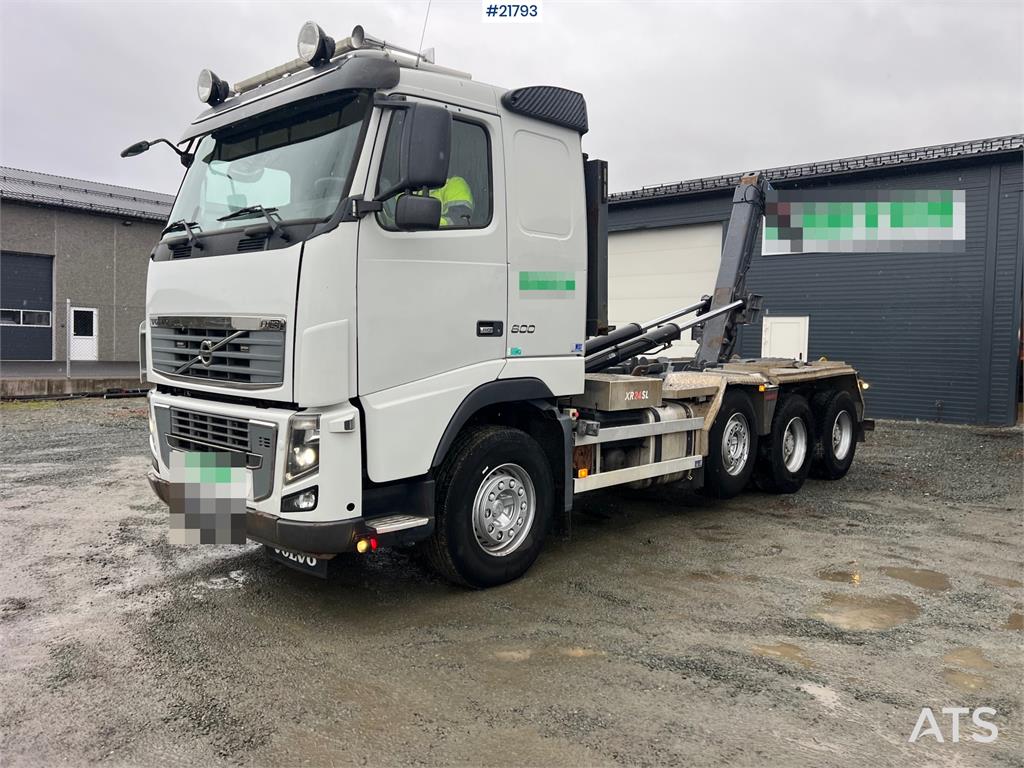 Volvo fh16 8x4 pusher hook truck w/ 24T multilift Hook 2011 21793 fh16 8x4 pusher hook truck w/ 24T multilift Hook 2011 1 ...