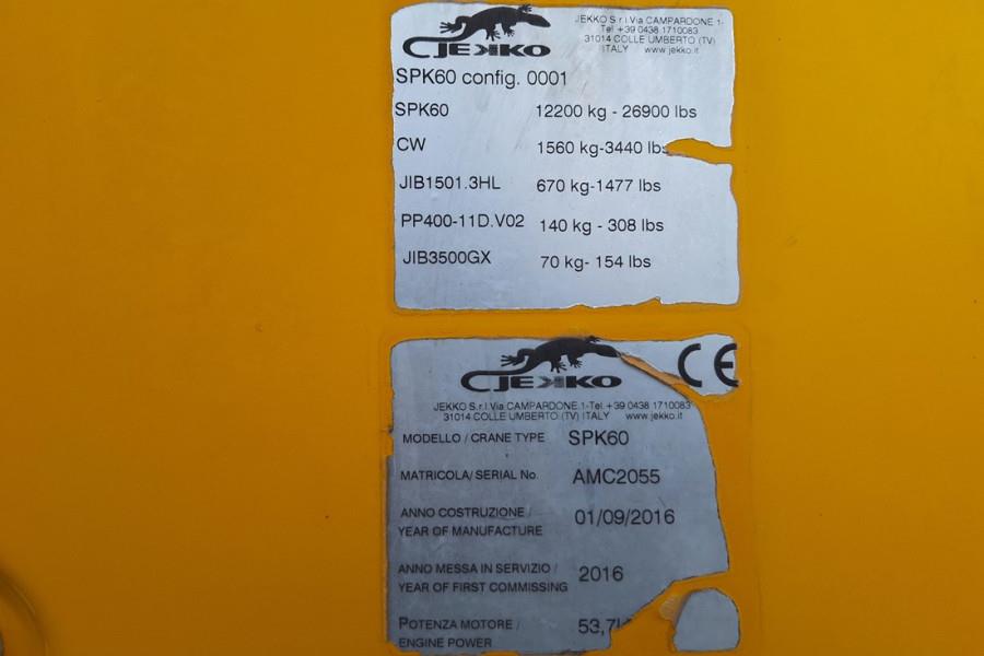 Jekko SPK60 INCL NEW TRACK PADS, Hybrid - Diesel + Elect 2016 JEKKO - SPK60 - 90411 SPK60 INCL NEW TRACK PADS, Hybrid - Di...