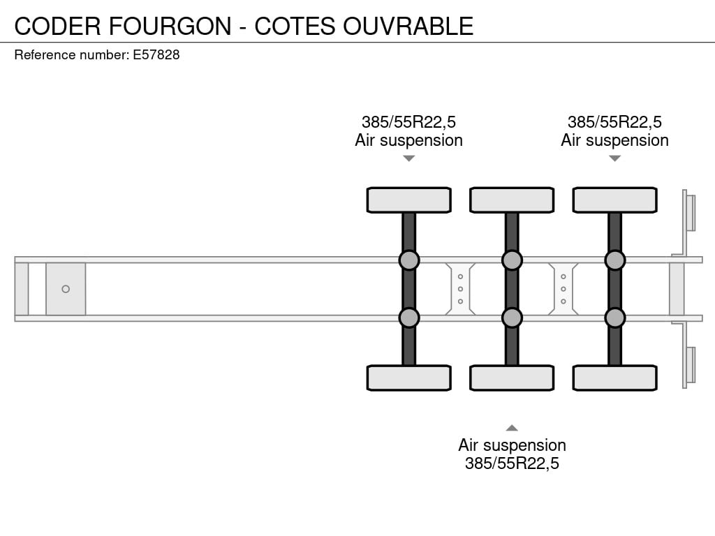 CODER FOURGON - COTES OUVRABLE 2008 E57828 Coder FOURGON - COTES OUVRABLE 2008 1 image 12
