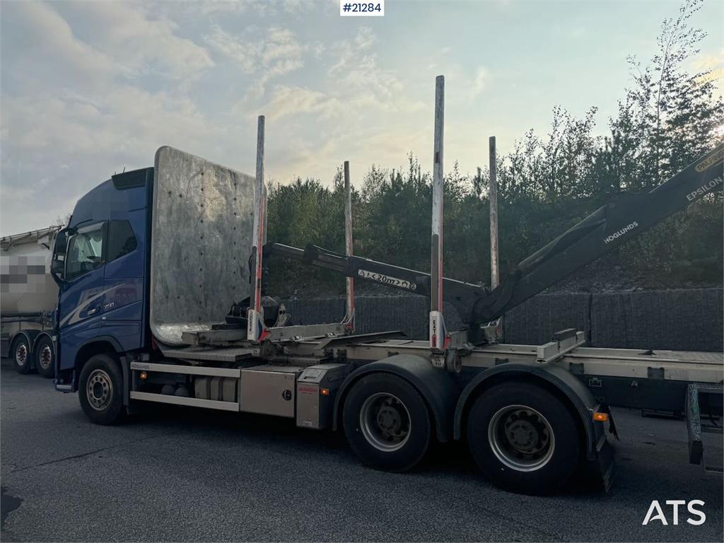 Volvo Fh750 6x4 Log Truck w/ 2019 Epsilon M12L Crane 2018 21284 Fh750 6x4 Log Truck w/ 2019 Epsilon M12L Crane 2018 1 image 2